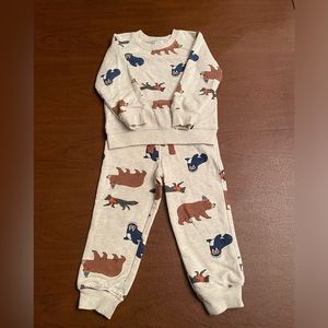 Carter’s Boys Bear Walrus Sweatshirt Set - NEW